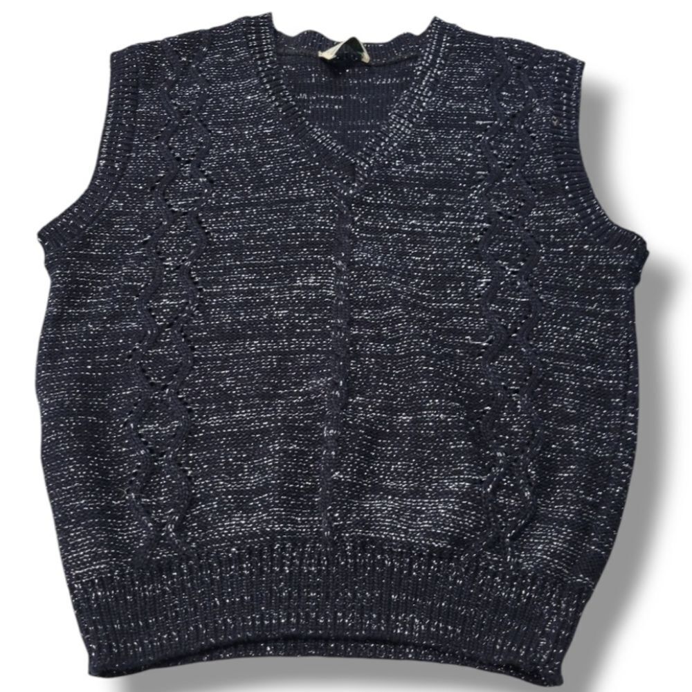 Vintage Blake By Devon Sweater Vest Size Medium Women's Knit Sweater Union Made